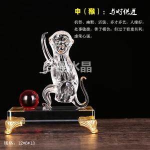 十二生肖水晶玻璃禮品